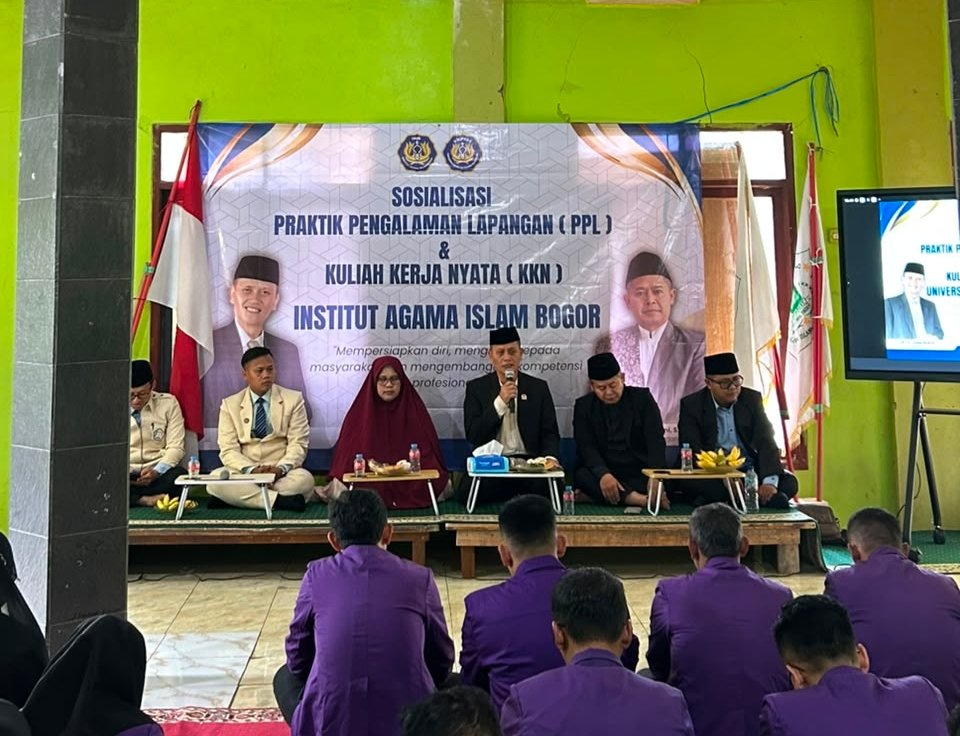 Rektor IAI Bogor Buka Sosialisasi PPL dan KKN, Bekali Mahasiswa Menjadi Agen Perubahan di Masyarakat
