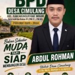 Abdul Rohman Siap Mengabdi untuk Desa Cimulang, Untuk BPD Yang Lebih Transparansi
