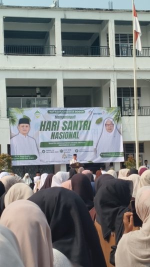 Yayasan Cendekia Bogor Peringati Hari Santri Nasional, Dr. Usep Nukliri Pimpin Apel